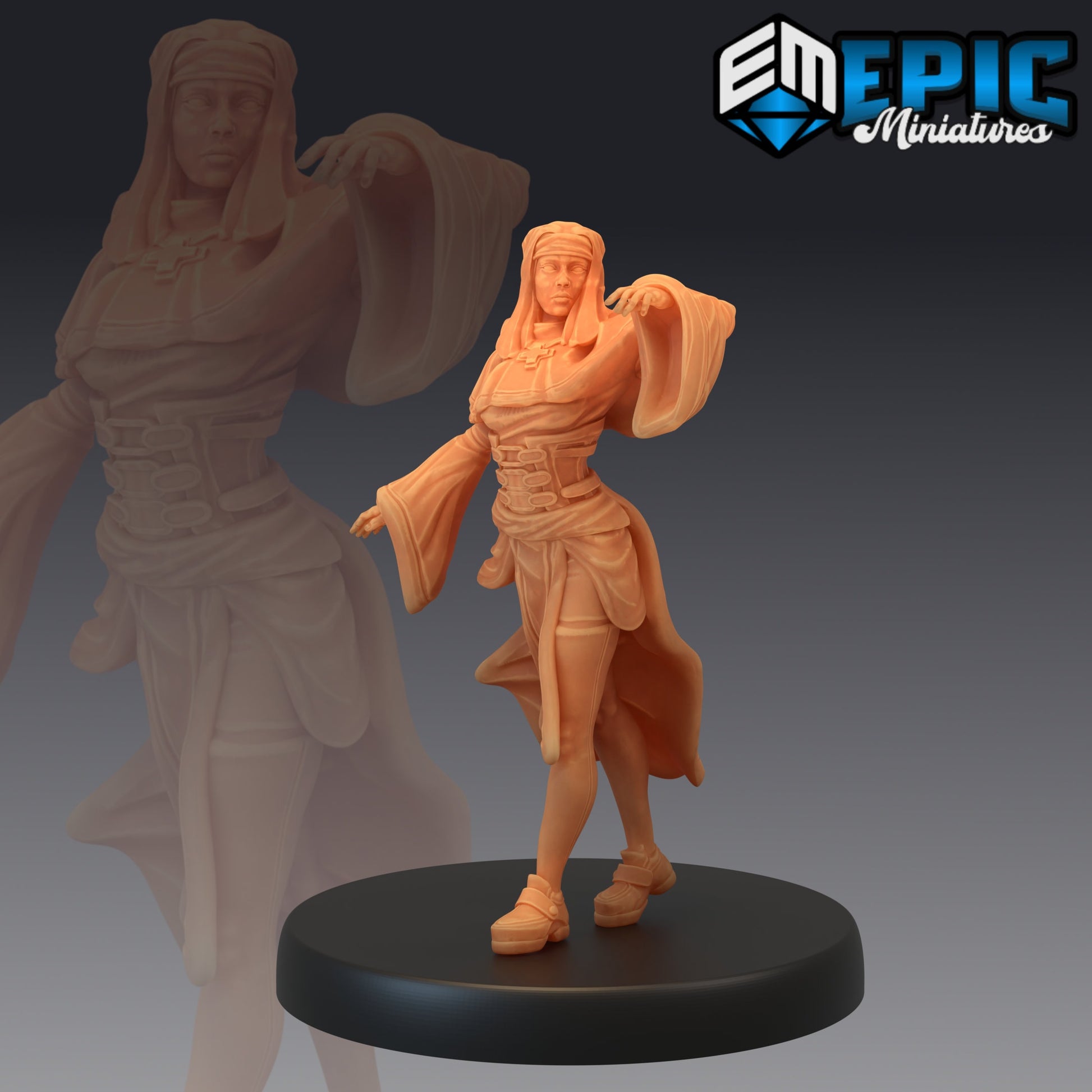 Nun Assistant - Epic Miniatures 