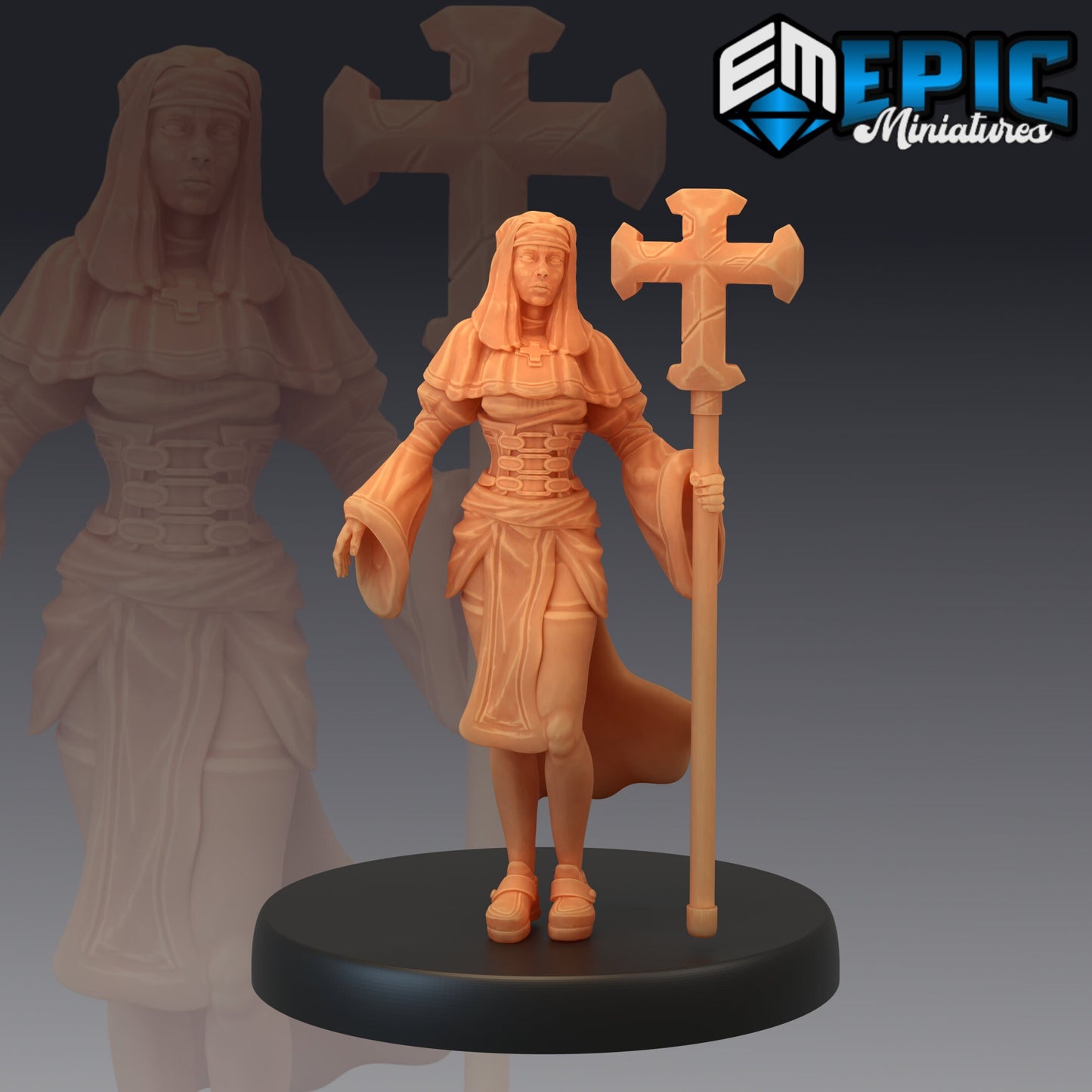 Nun Assistant - Epic Miniatures 