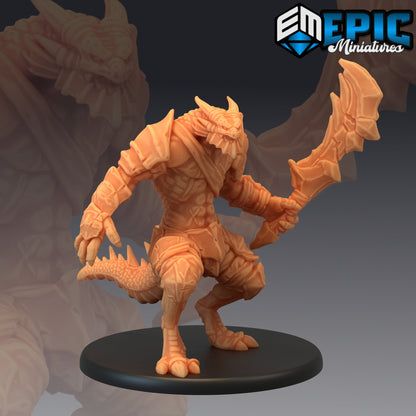 Dragonborn Warrior - Epic Miniatures 