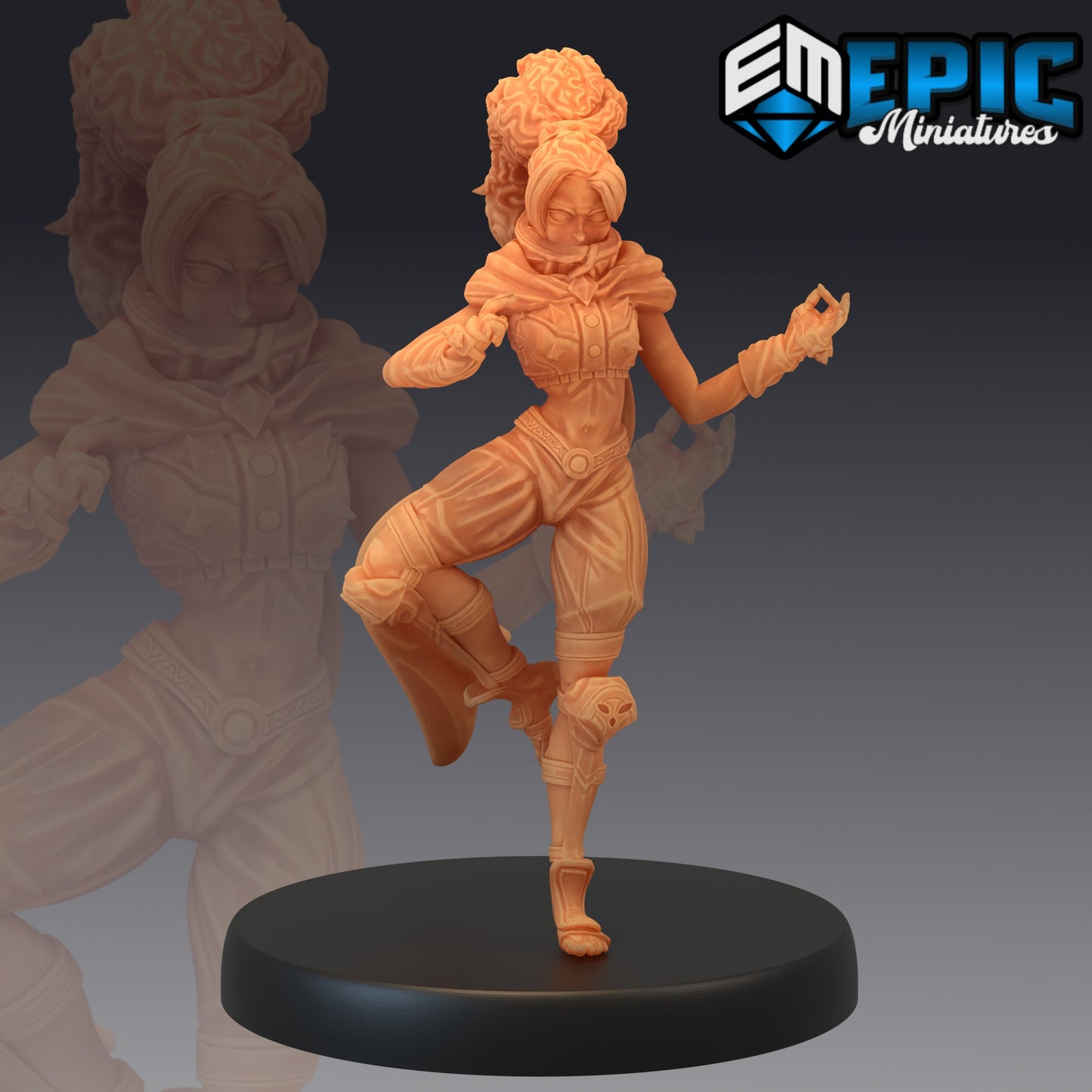 Monk Adventurer - Epic Miniatures 