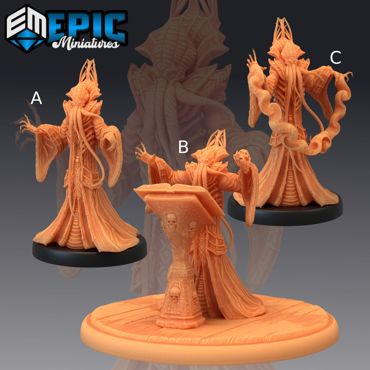 Mind Flayer Overlord- Epic Miniatures 