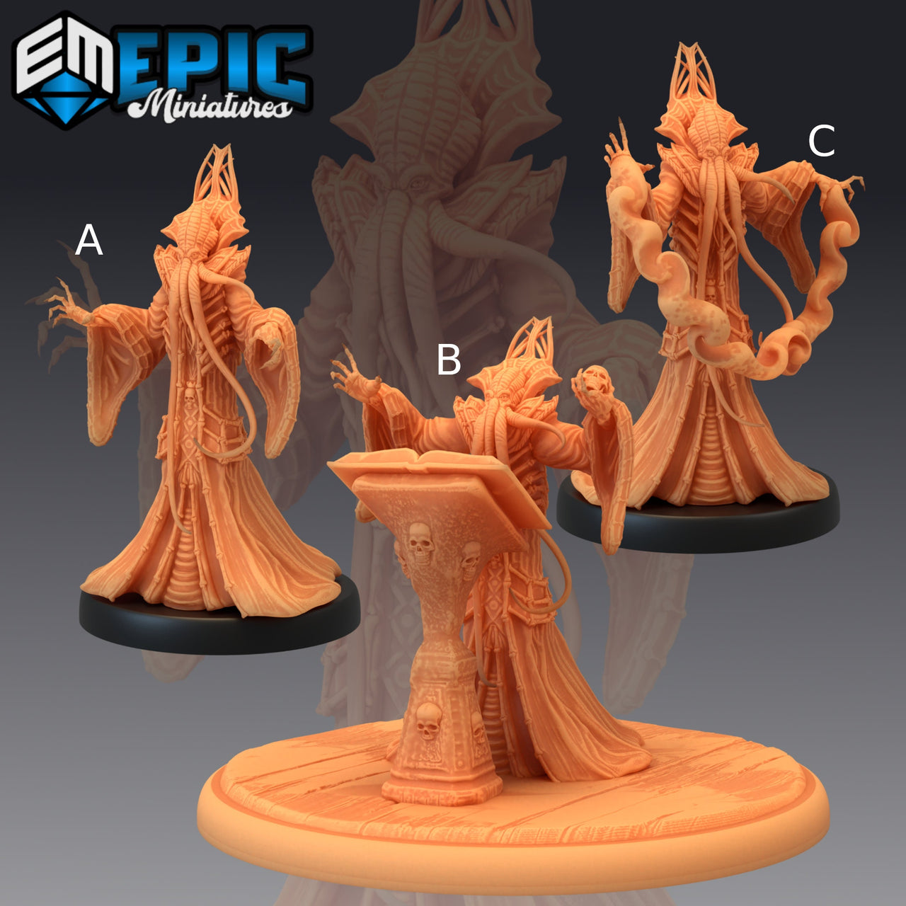 Mind Flayer Overlord- Epic Miniatures