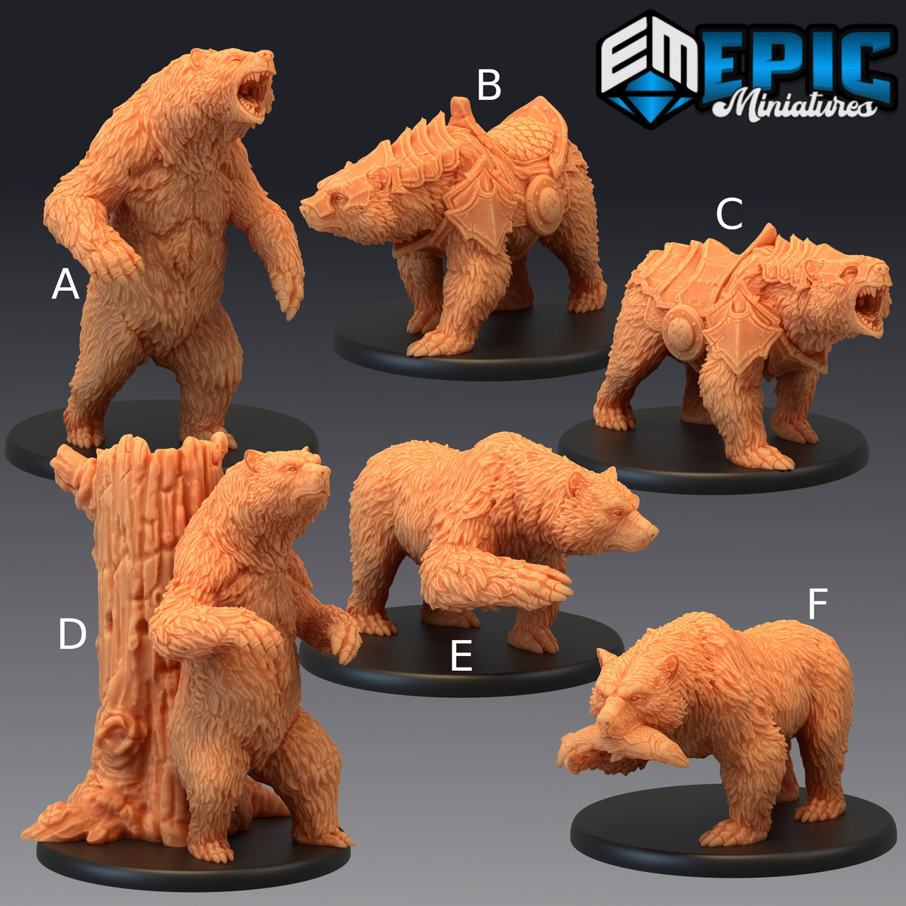 Grizzly Bear - Epic Miniatures 
