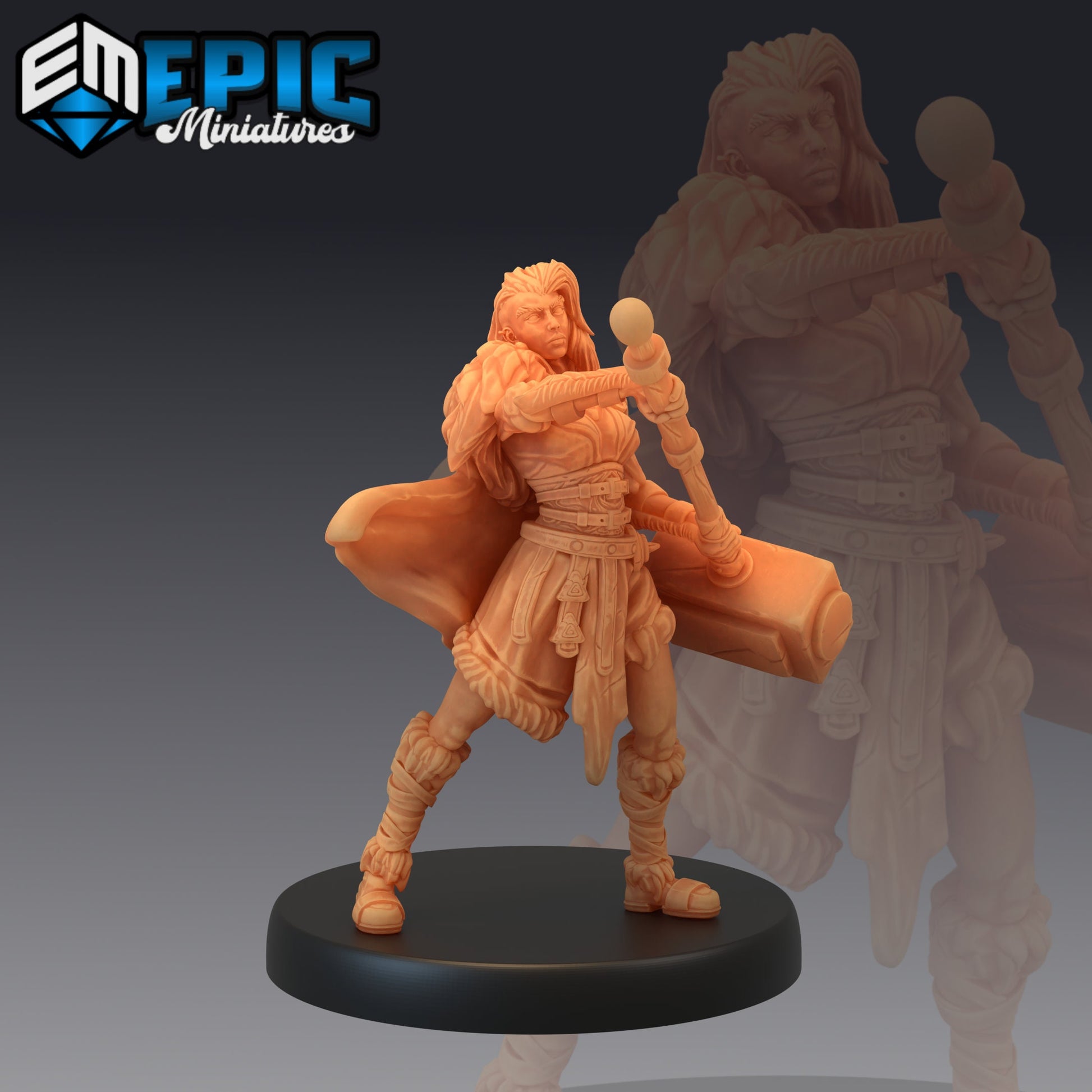 Viking Raider Female - Epic Miniatures 