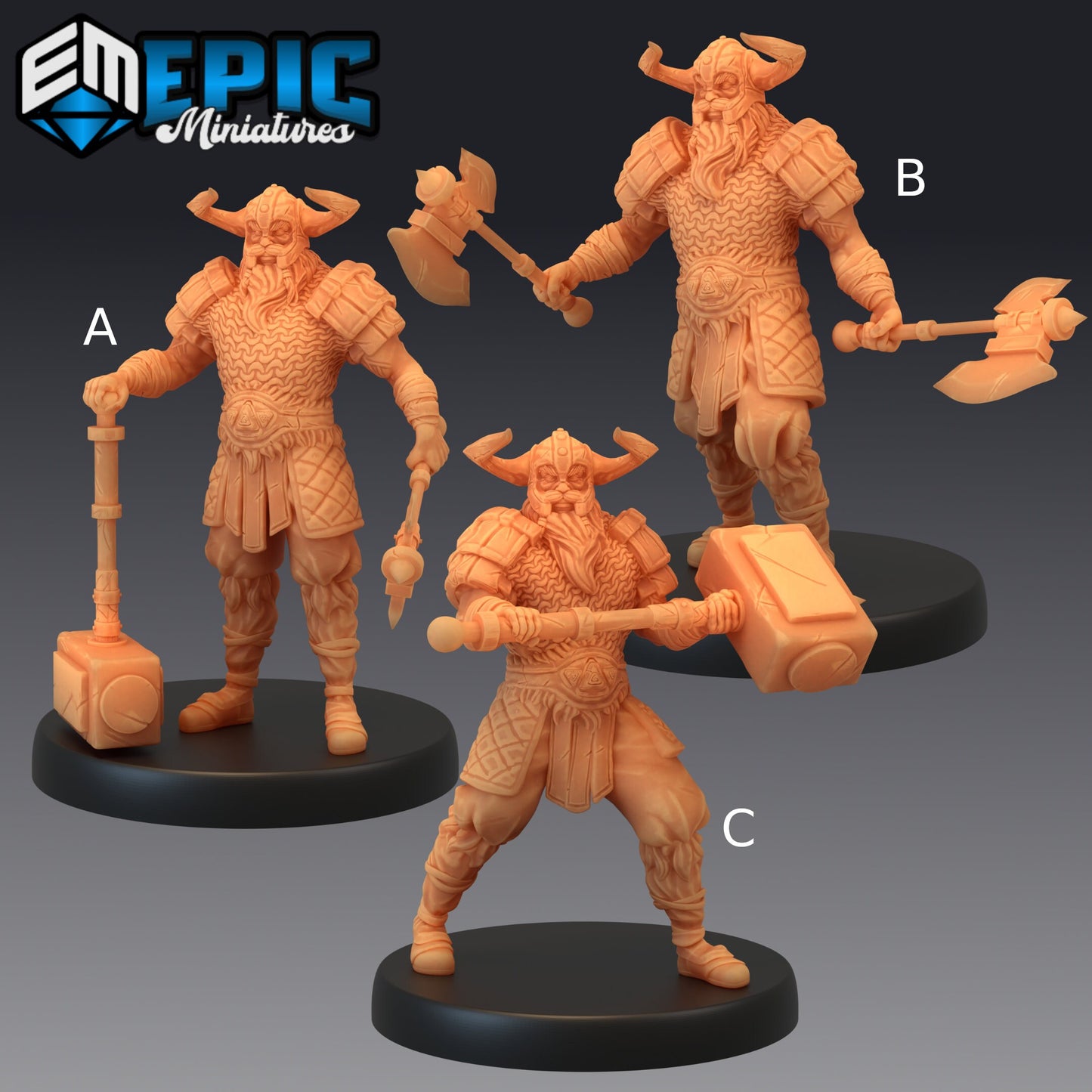 Viking Raider Male - Epic Miniatures 