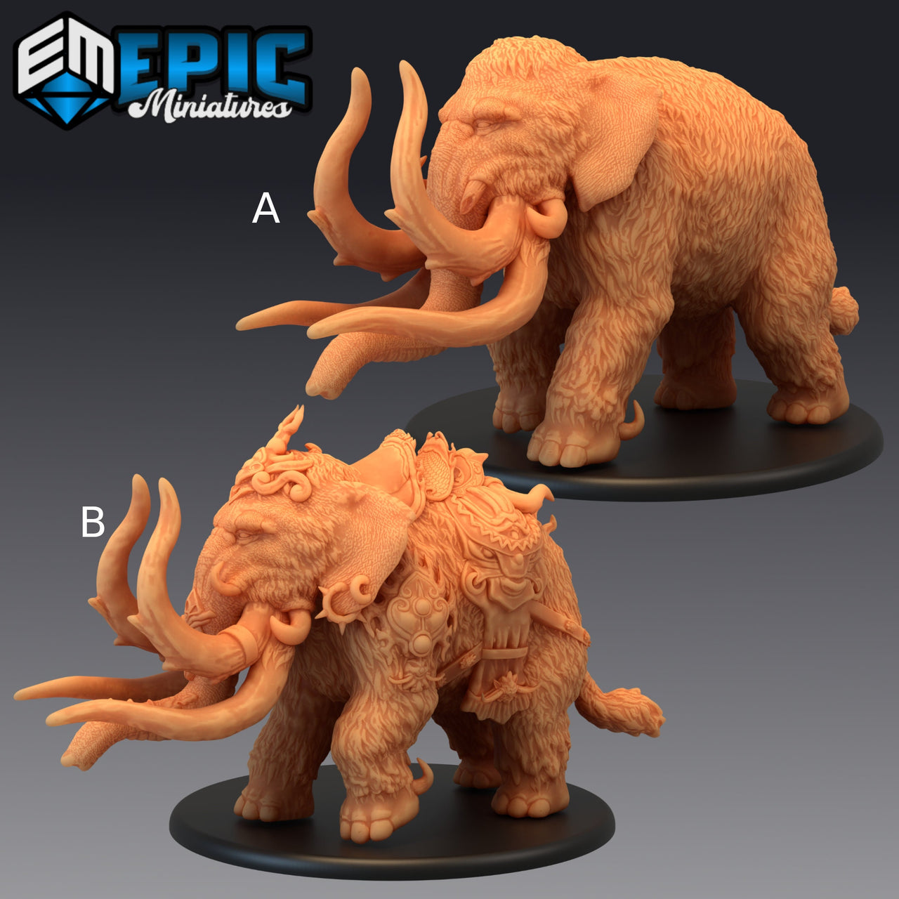 Dire Mammoth- Epic Miniatures 