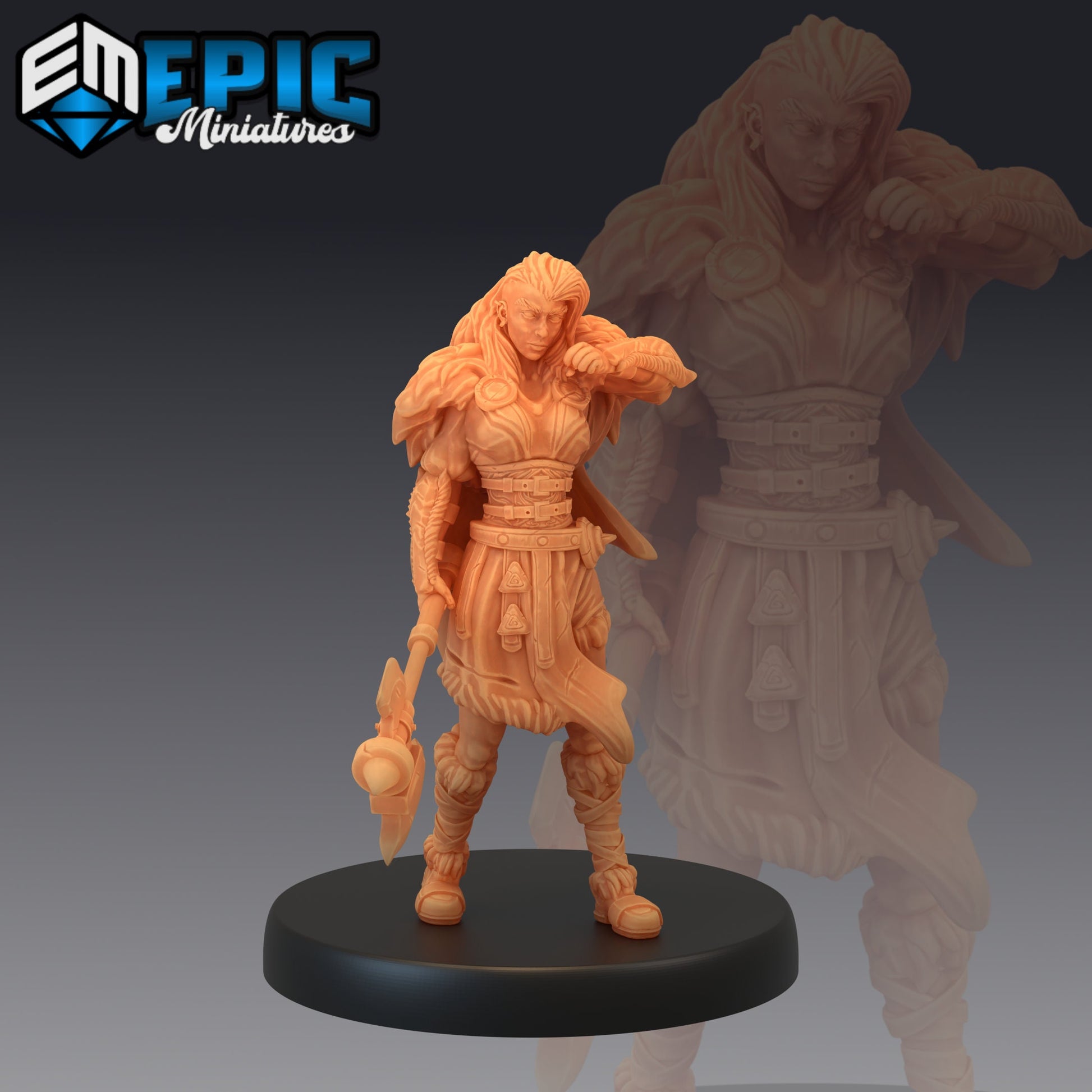 Viking Raider Female - Epic Miniatures 
