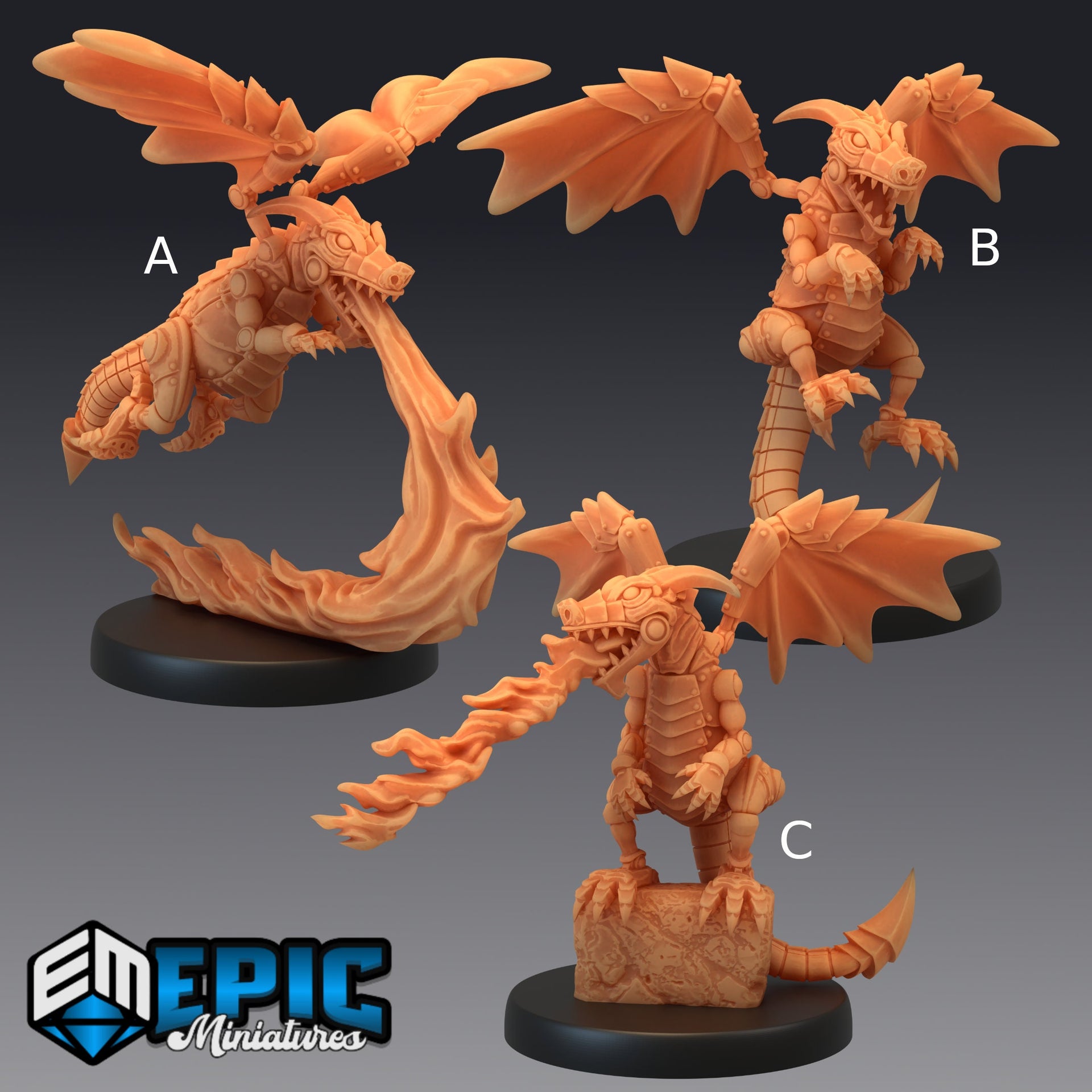 Dragon Whelp Construct - Epic Miniatures 