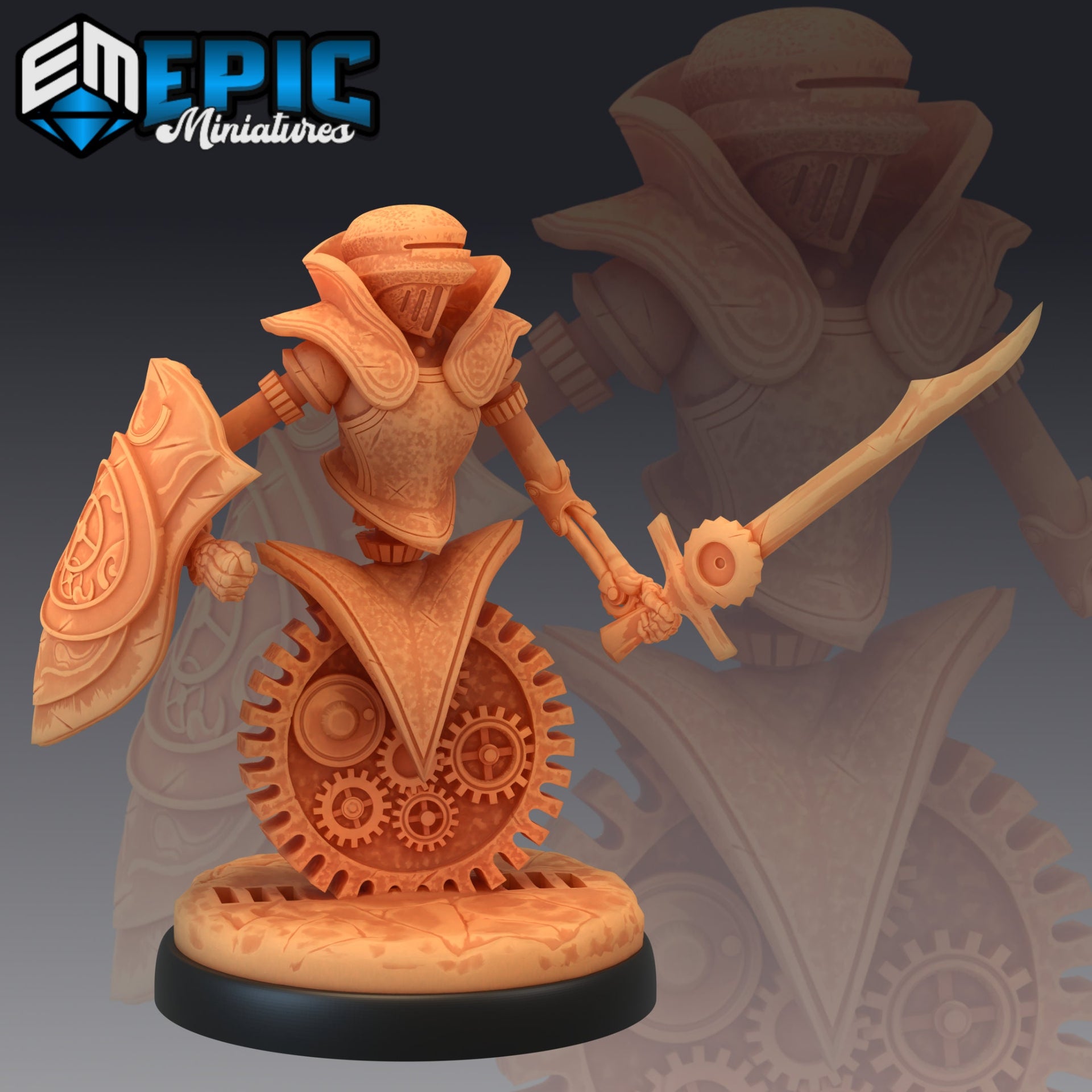 Gear Town Knight - Epic Miniatures 