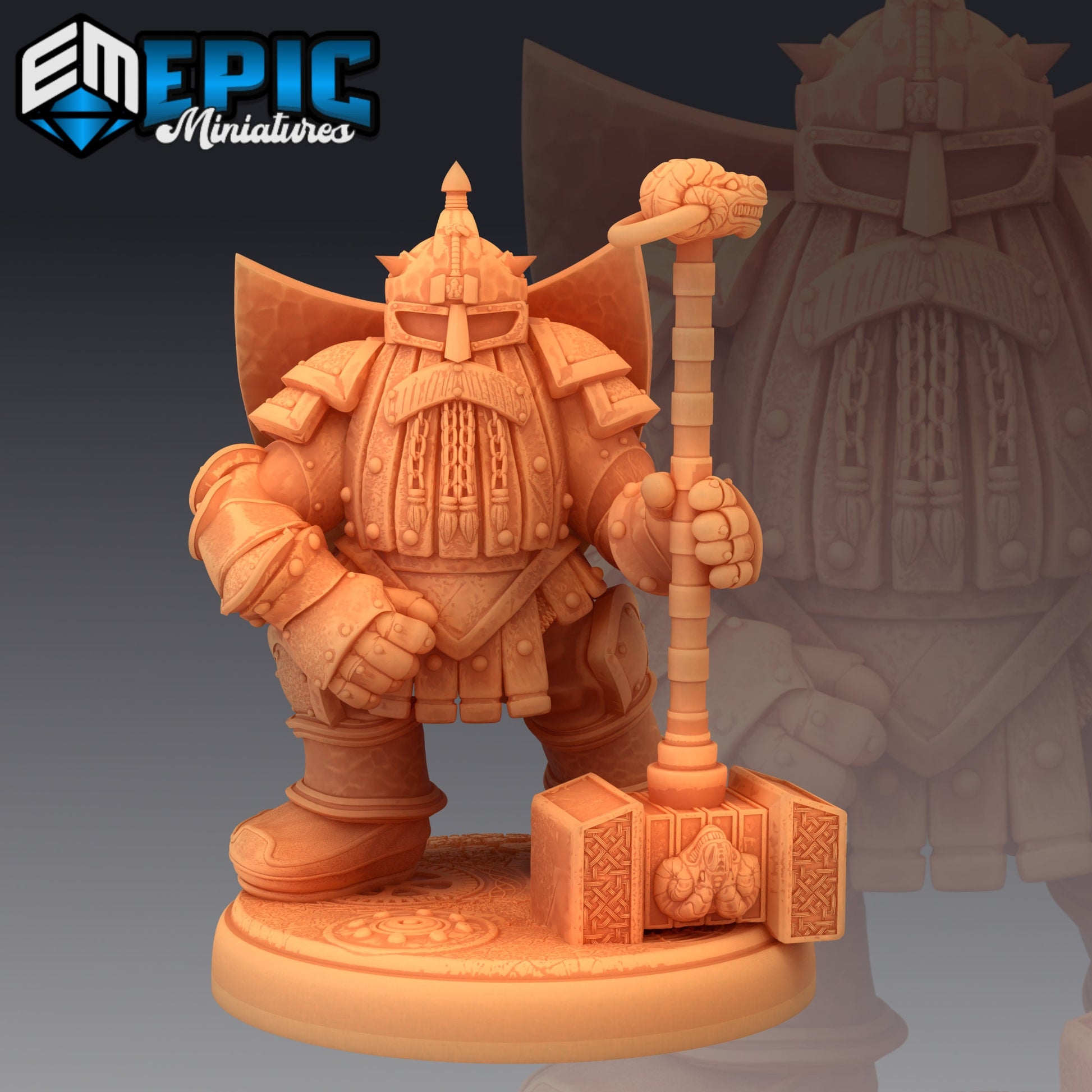 Steel Dwarf - Epic Miniatures 