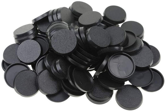 10x 32mm Round Plastic Miniature Base 