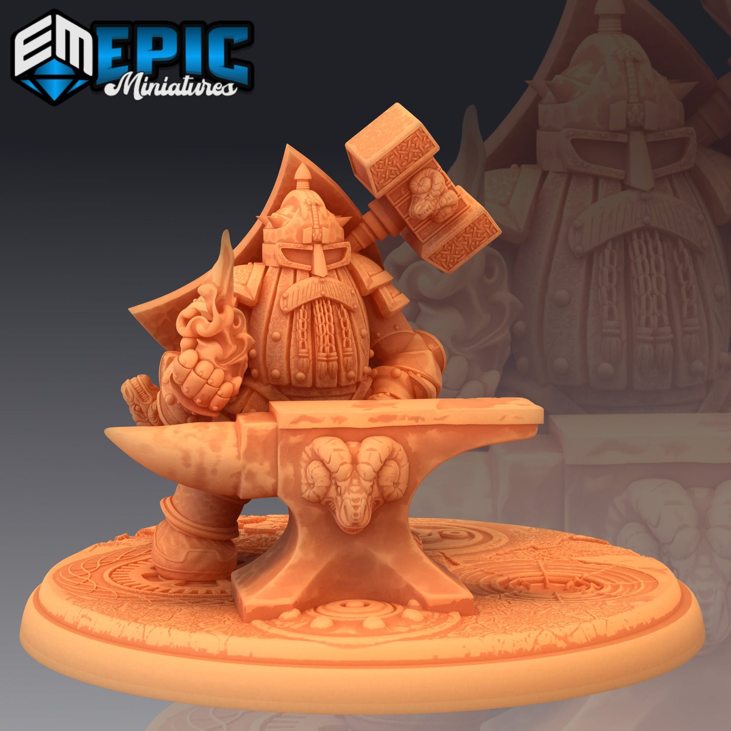 Steel Dwarf - Epic Miniatures 