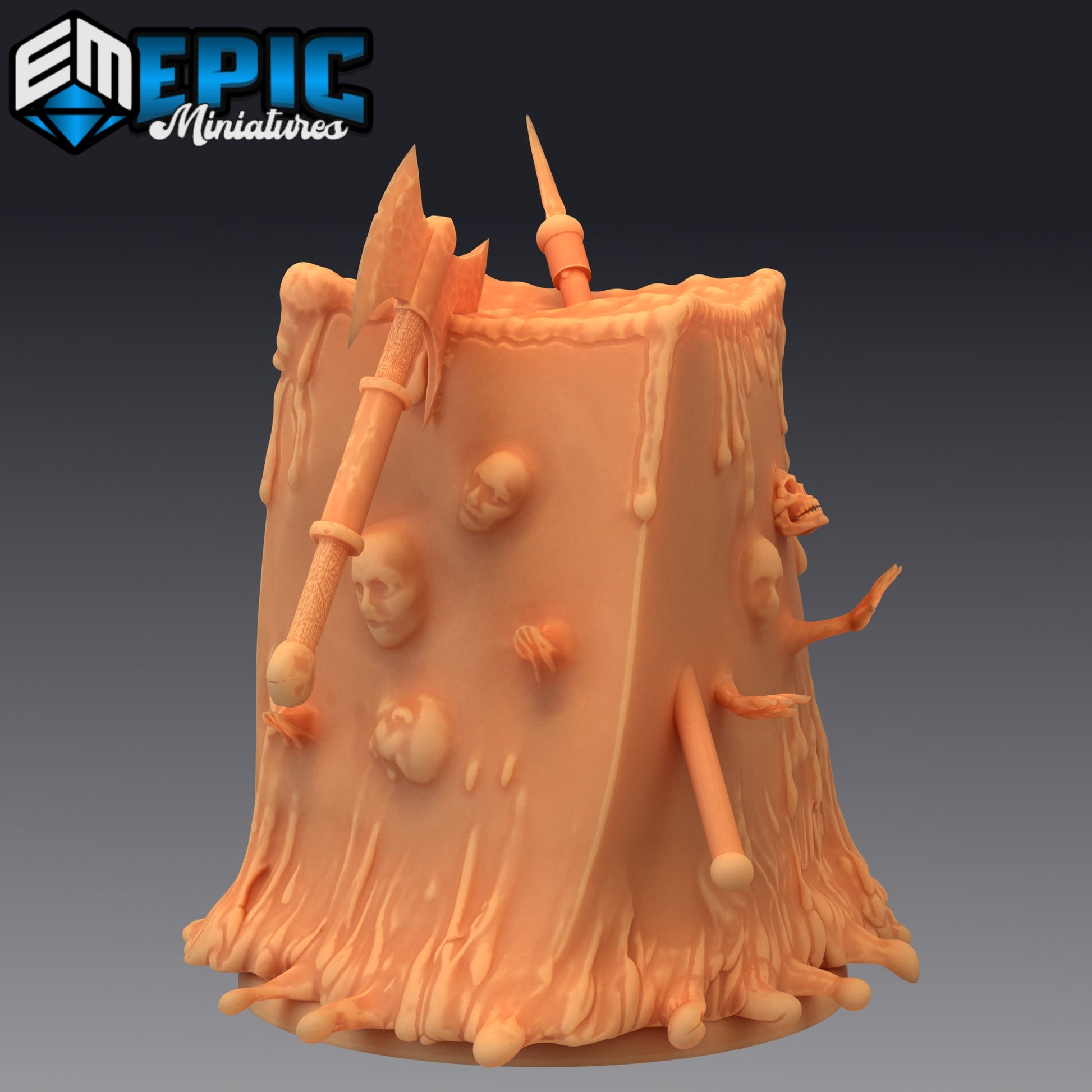 Gelatinous Cube Slime - Epic Miniatures 