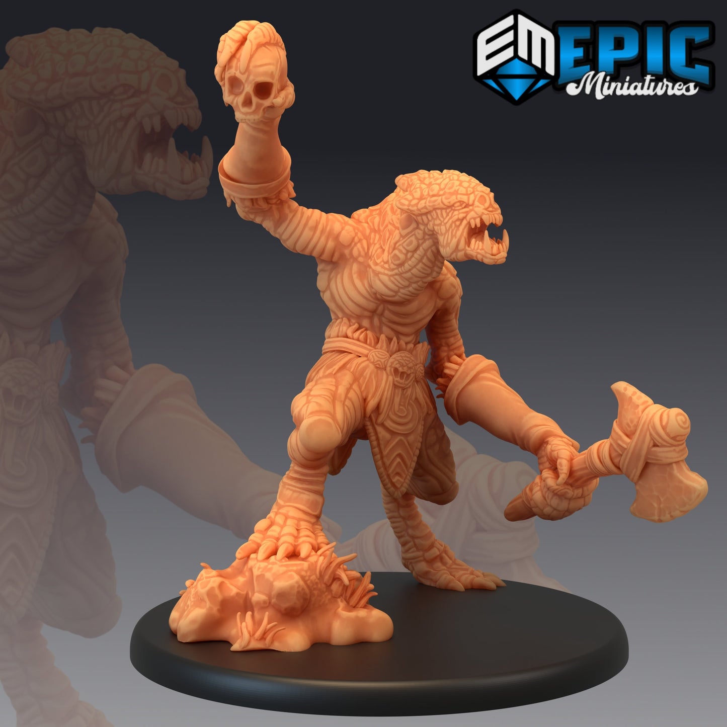 Snake Warrior Primative - Epic Miniatures 