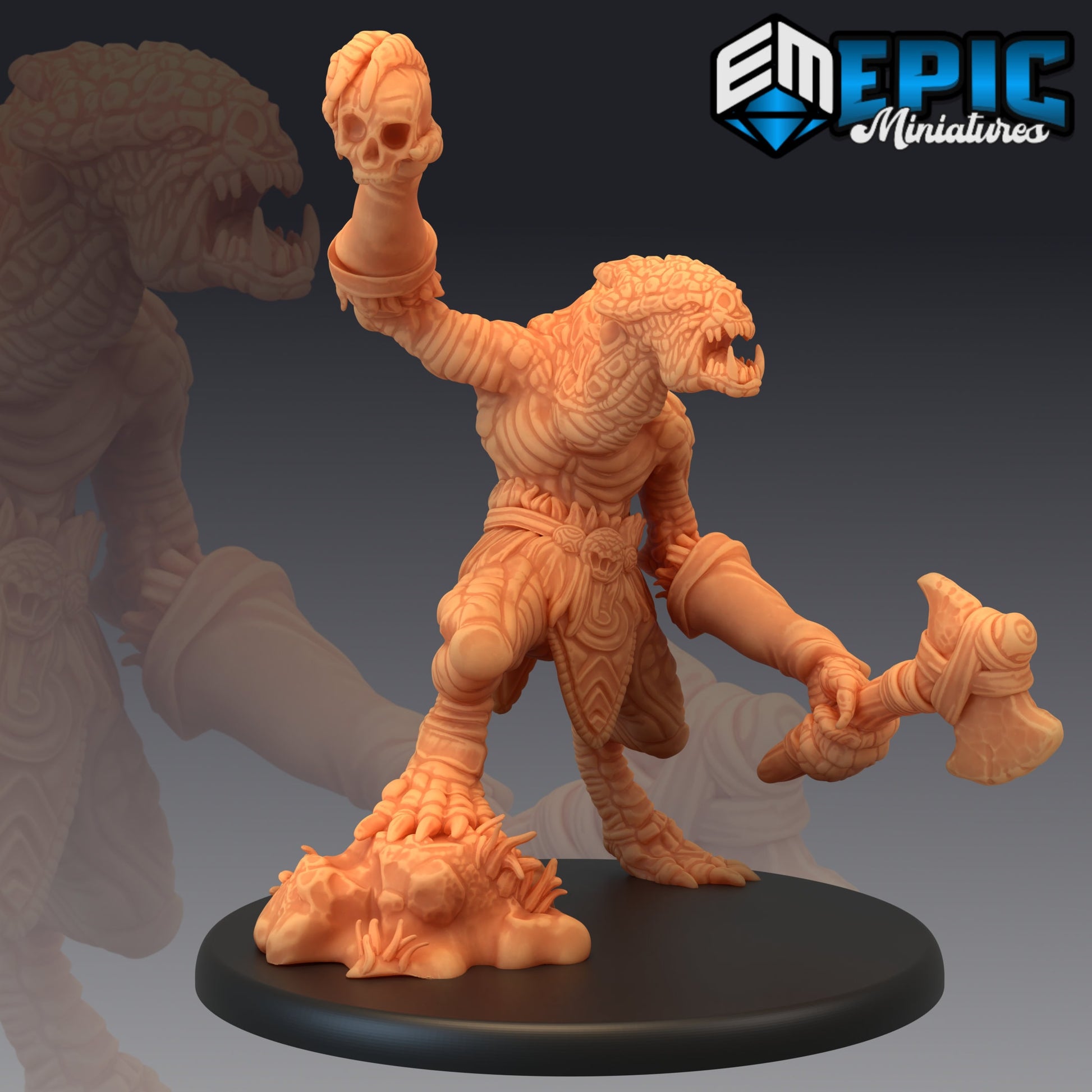 Snake Warrior Primative - Epic Miniatures 