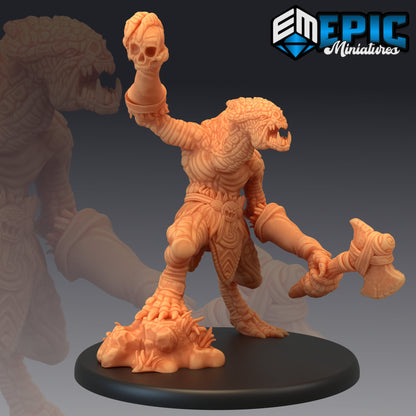 Snake Warrior Primative - Epic Miniatures 
