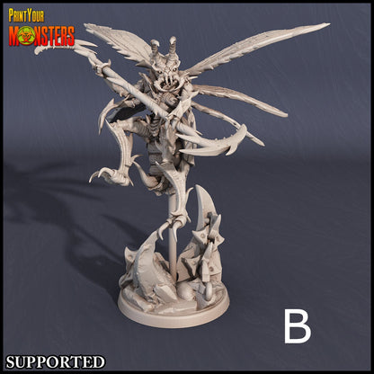 Flying Wasp Warrior - Print Your Monsters 