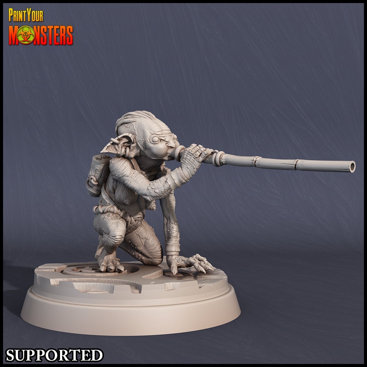 Goblin Blowgun - Print Your Monsters 