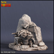 Giant Centipede in Cave - Print Your Monsters 