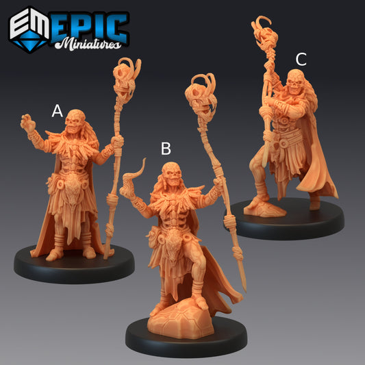 Cannibal Tribe Shaman - Epic Miniatures 
