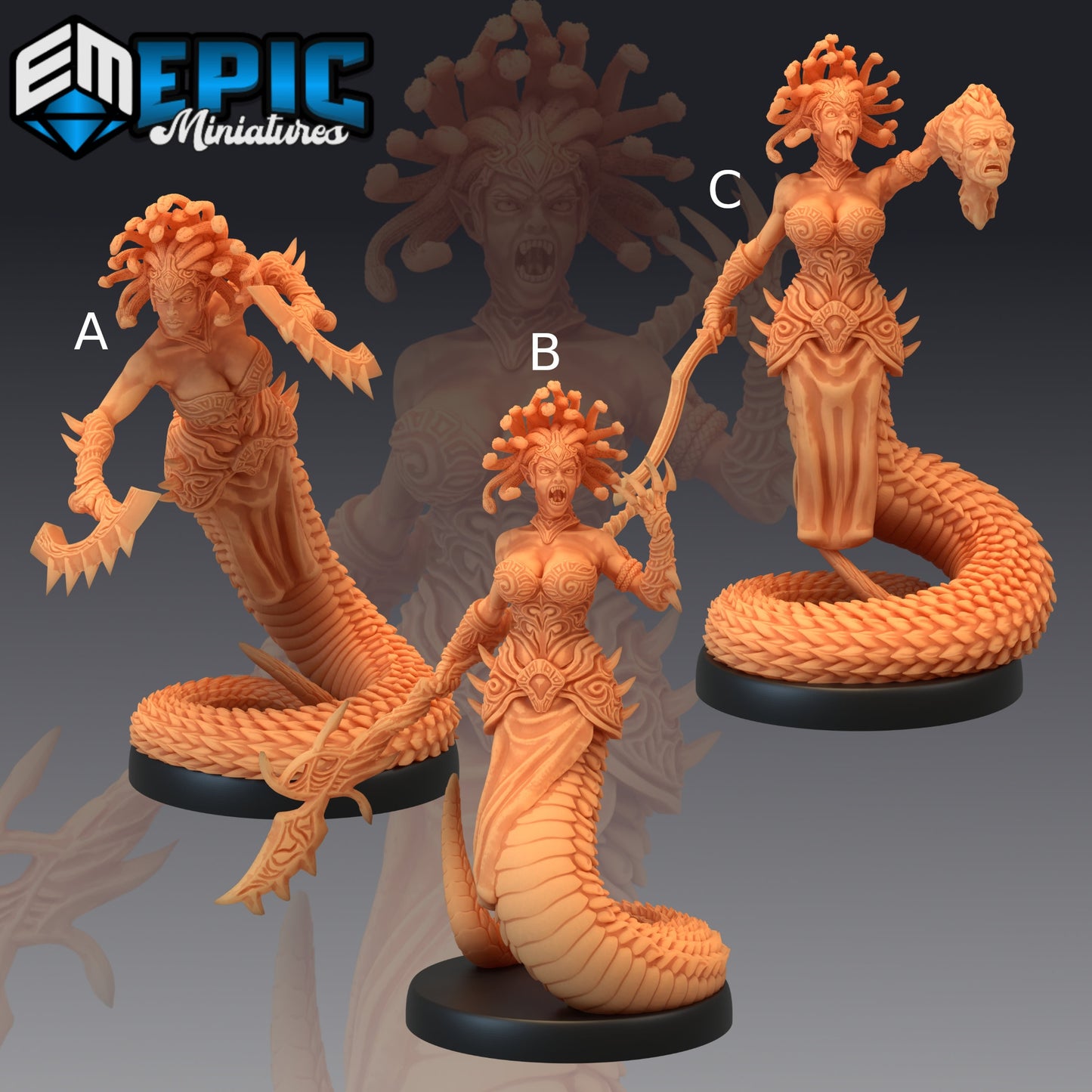 Gorgon Sister Stheno - Epic Miniatures 