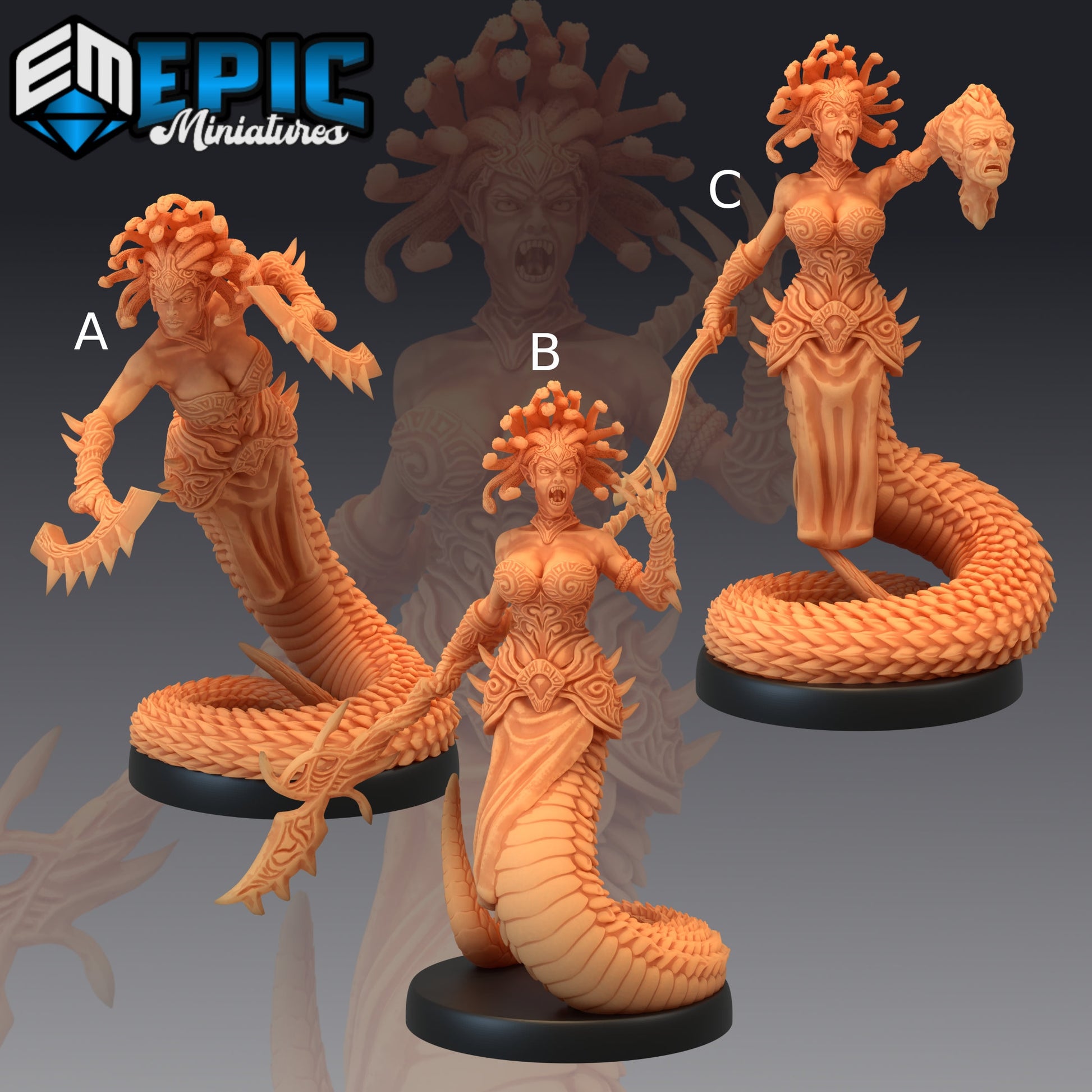 Gorgon Sister Stheno - Epic Miniatures 