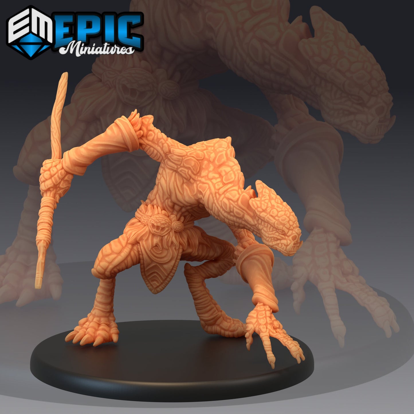 Snake Warrior Primative - Epic Miniatures 