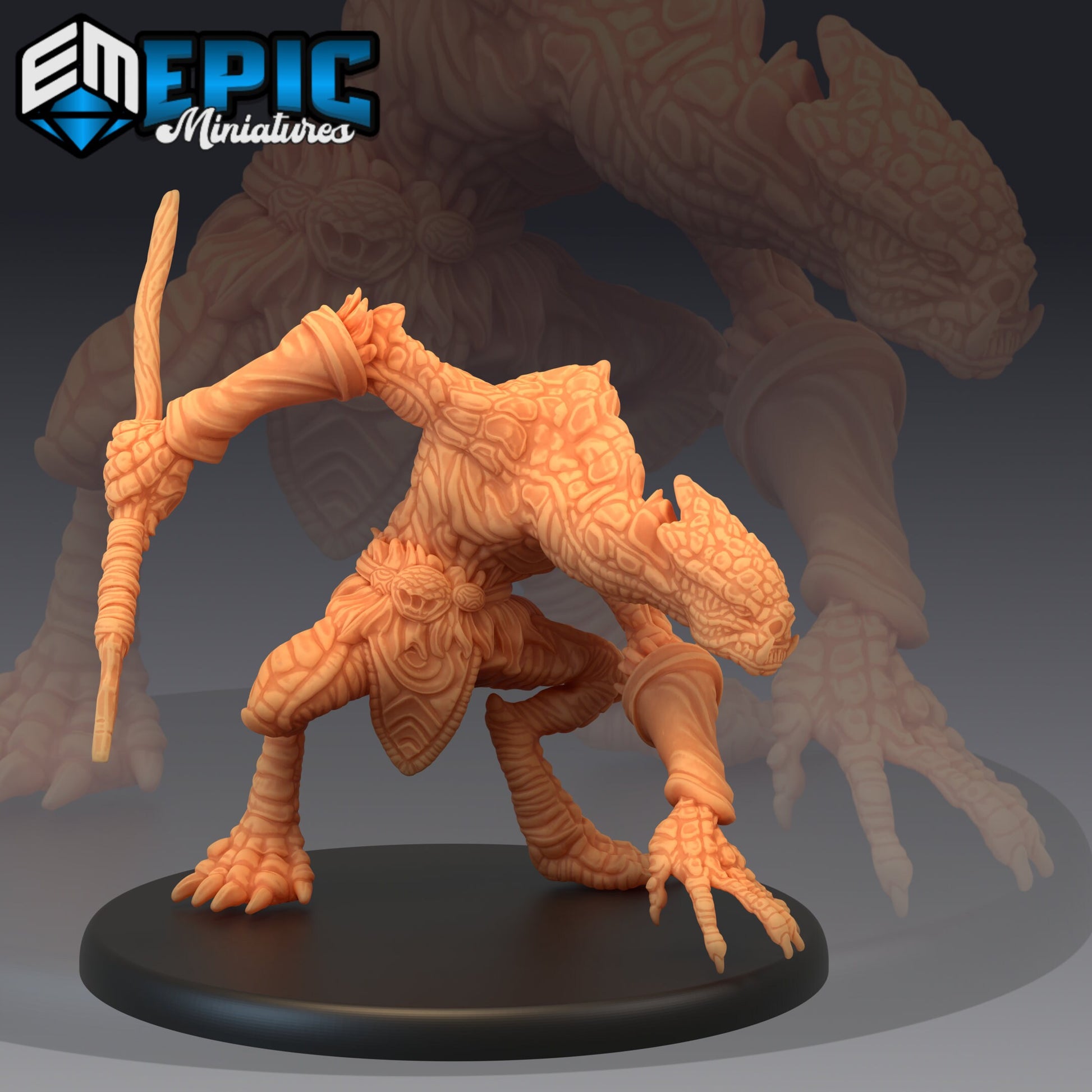Snake Warrior Primative - Epic Miniatures 