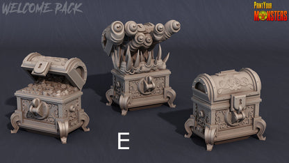 Mimic Treasure Chest - Print Your Monsters 