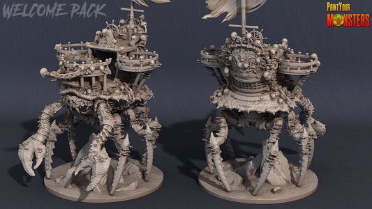 Crab Pirate Ship - Print Your Monsters 