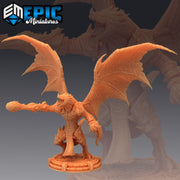 Flying Dragonborn - Epic Miniatures 