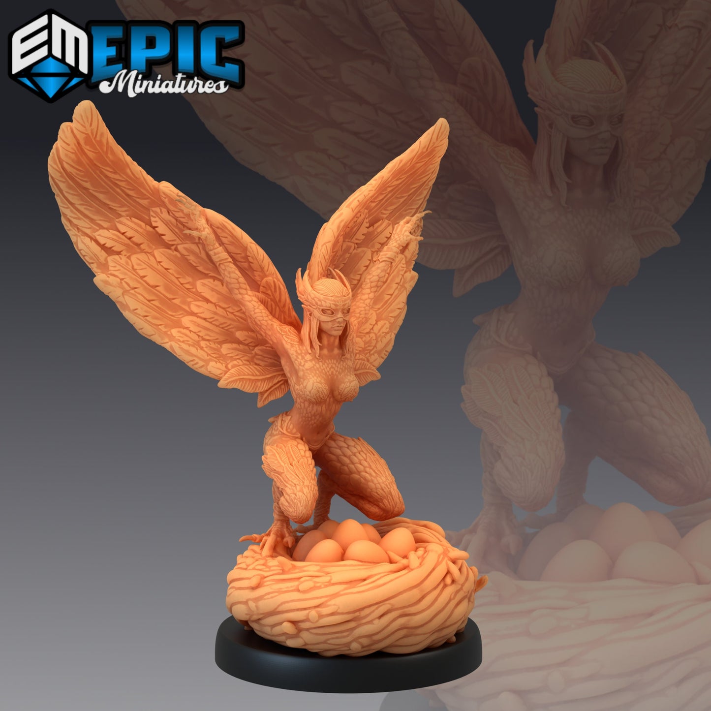 Mountain Harpy - Epic Miniatures 
