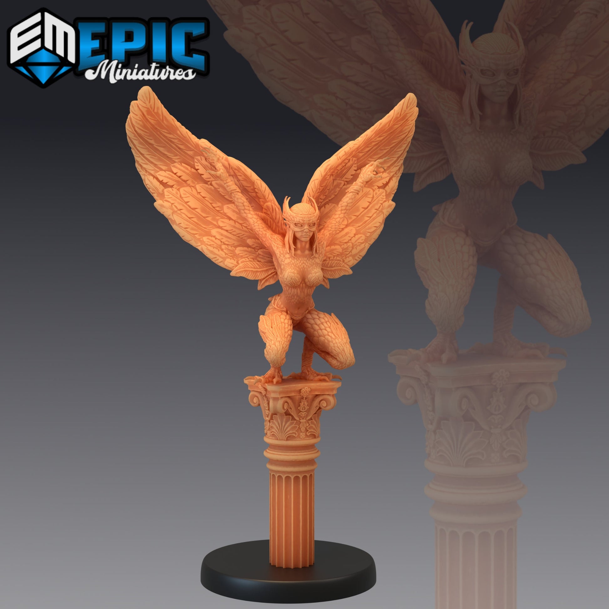 Mountain Harpy - Epic Miniatures 