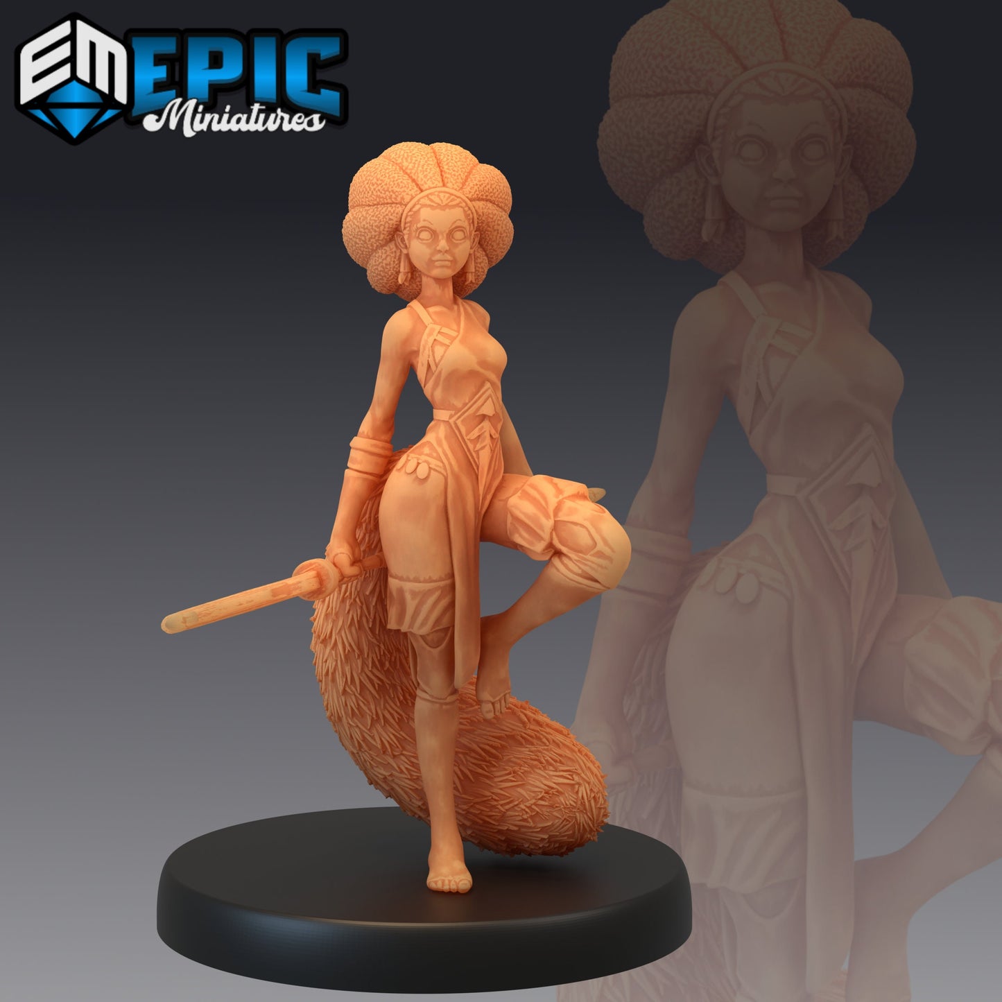 Tanuki Lady - Epic Miniatures 