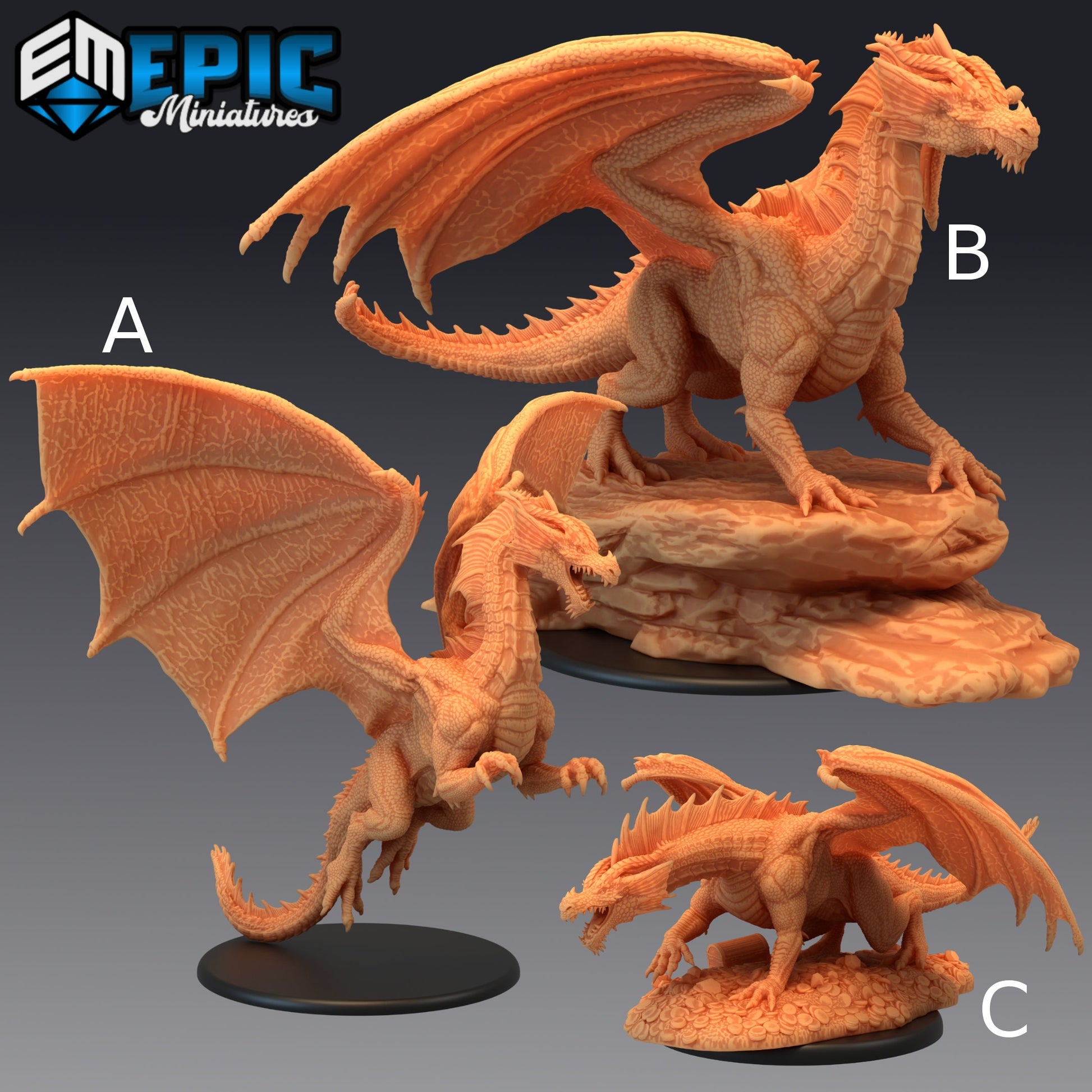 Red Dragon - Epic Miniatures 