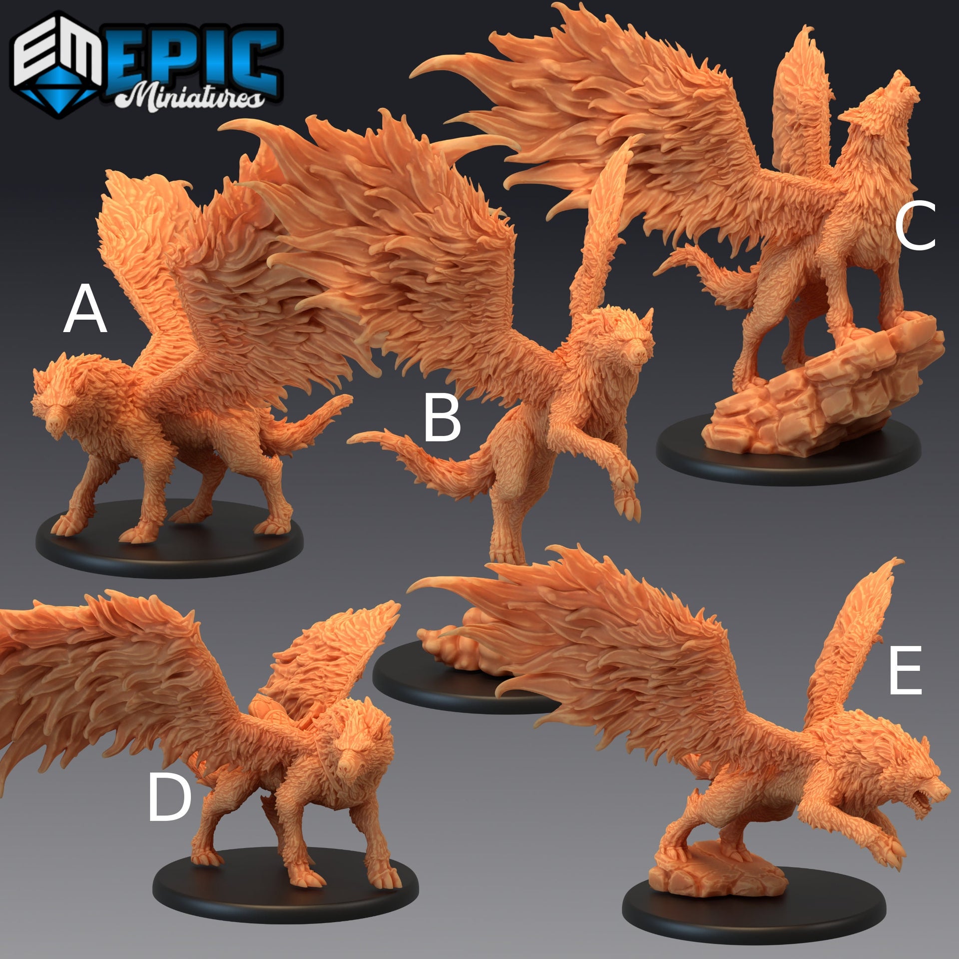 Winged Wolf - Epic Miniatures 