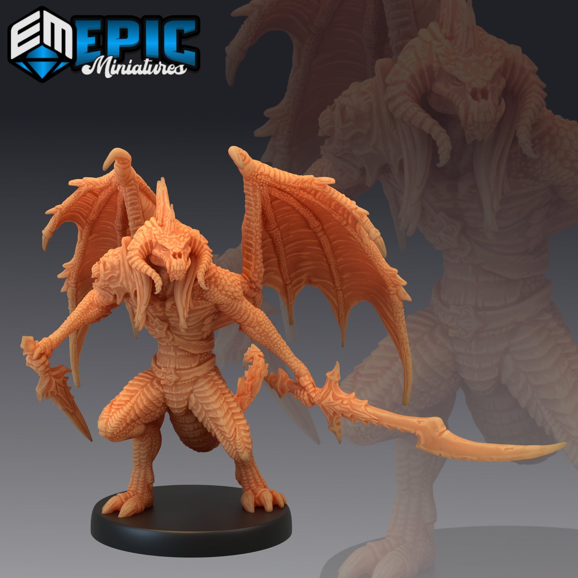 Draconic Demon - Epic Miniatures 