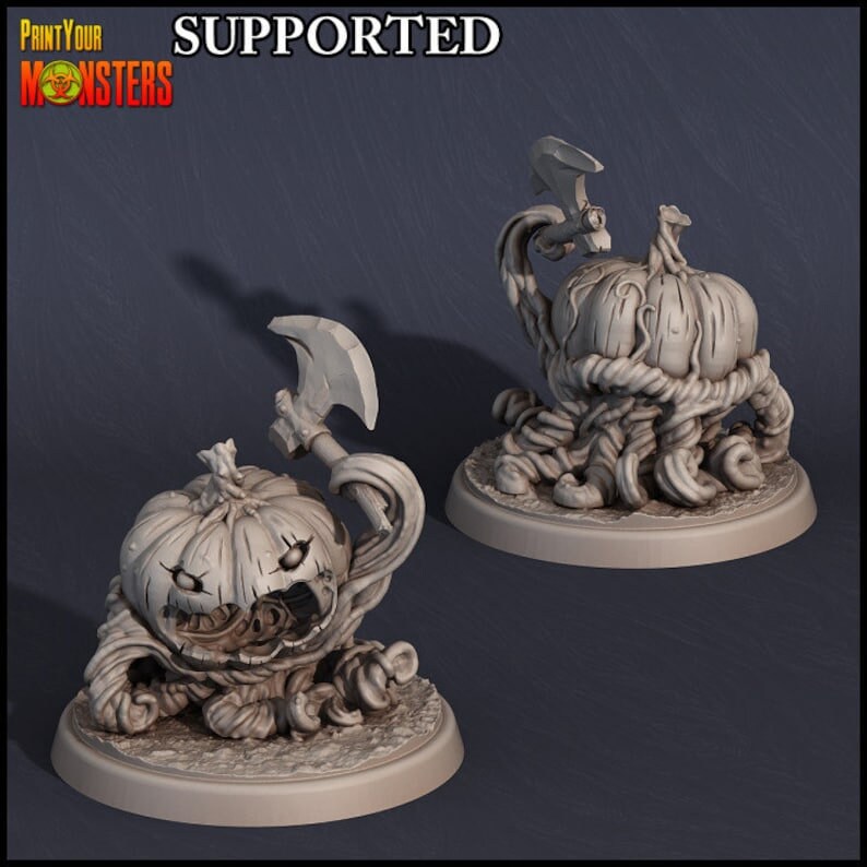 Pumpkin Soldiers - Print Your Monsters 