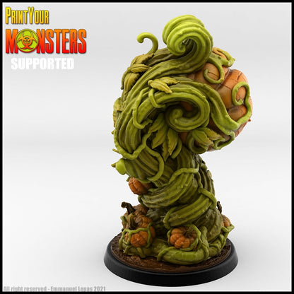 Pumpkin Plant Centipede - Print Your Monsters 