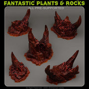 Stones From Hell Scatter Terrain - Fantastic Plants and Rocks 