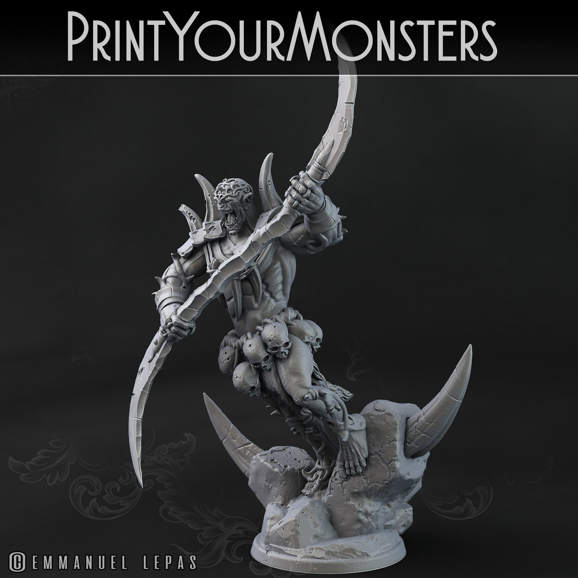 Orc Rager- Print Your Monsters 