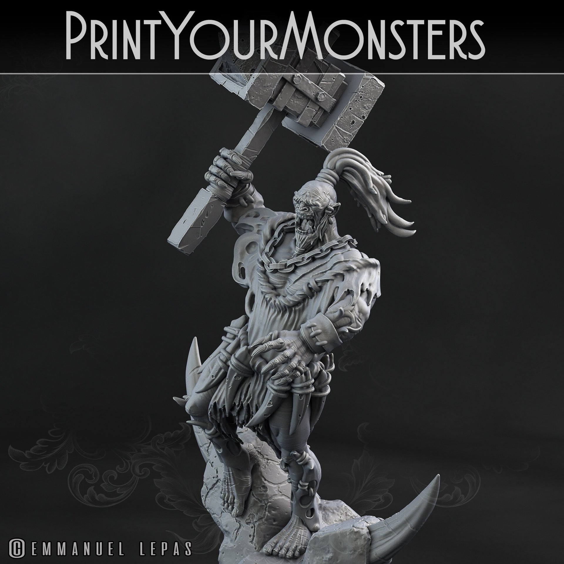 Orc Mauler - Print Your Monsters 