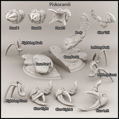 Piskoramli Sand Fisher - Print Your Monsters 