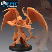 Flying Dragonborn - Epic Miniatures 