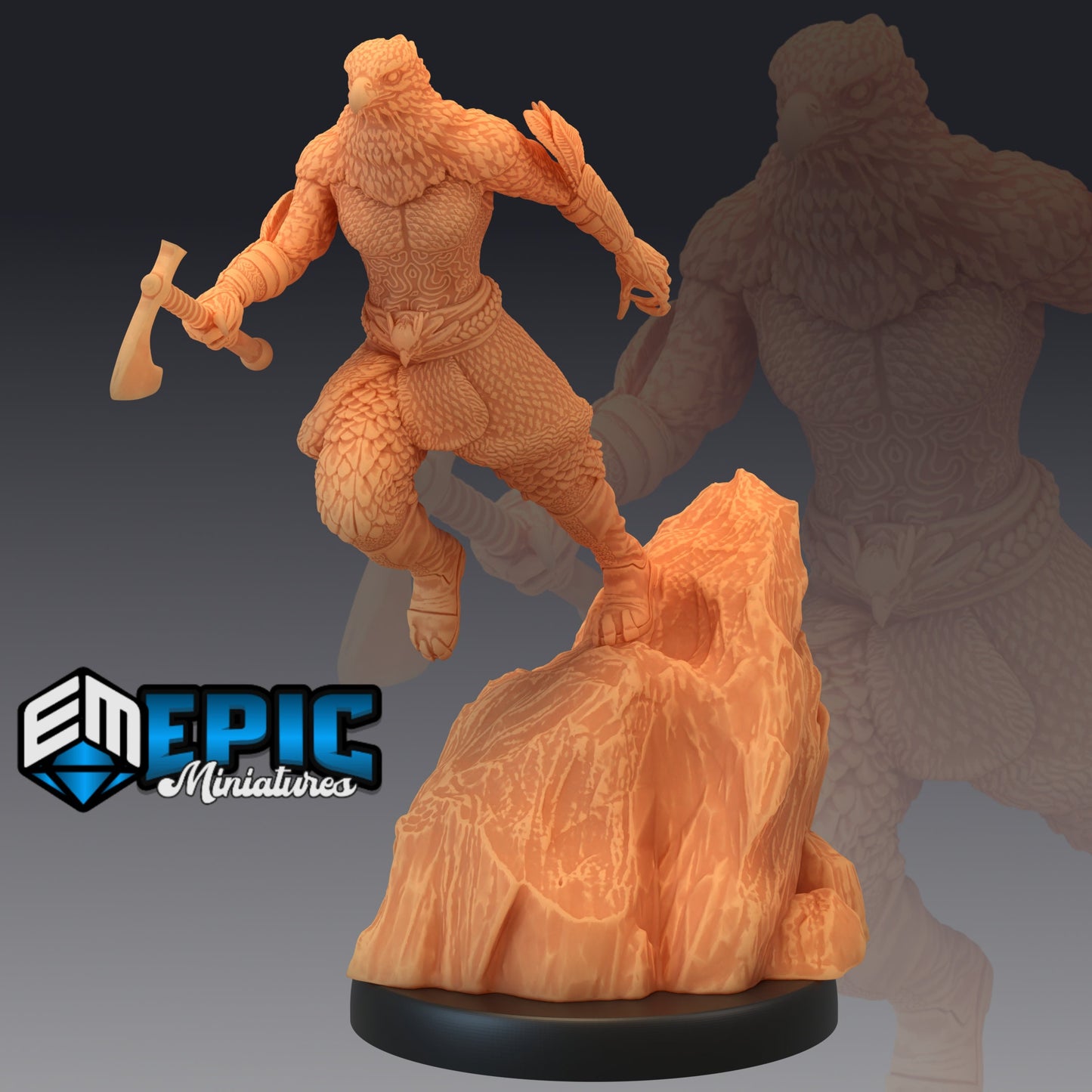 Raven Tribe Hunter - Epic Miniatures 