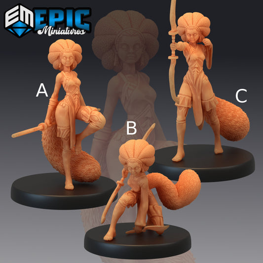Tanuki Lady - Epic Miniatures 