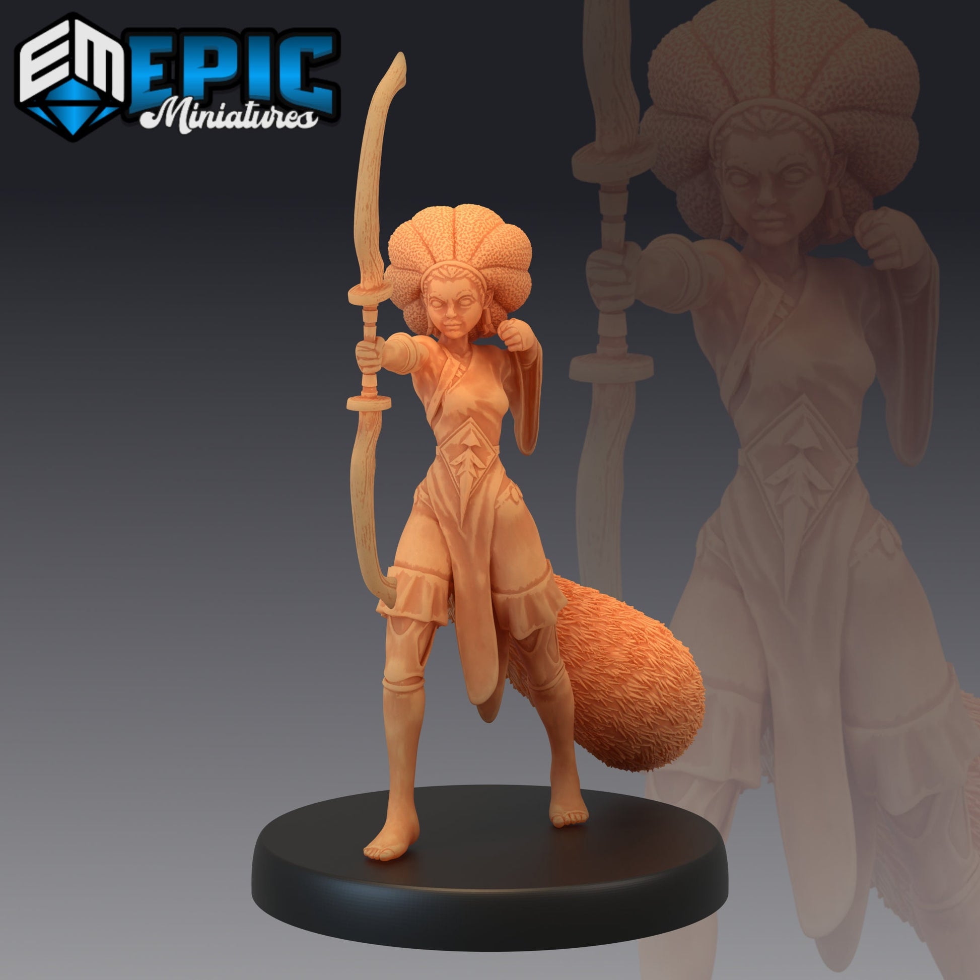 Tanuki Lady - Epic Miniatures 