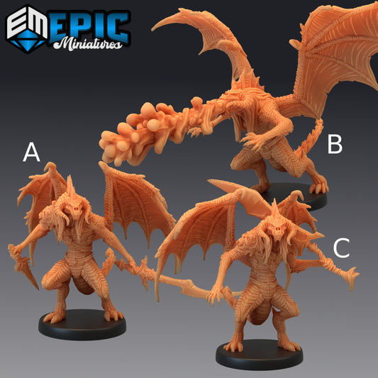 Draconic Demon - Epic Miniatures 