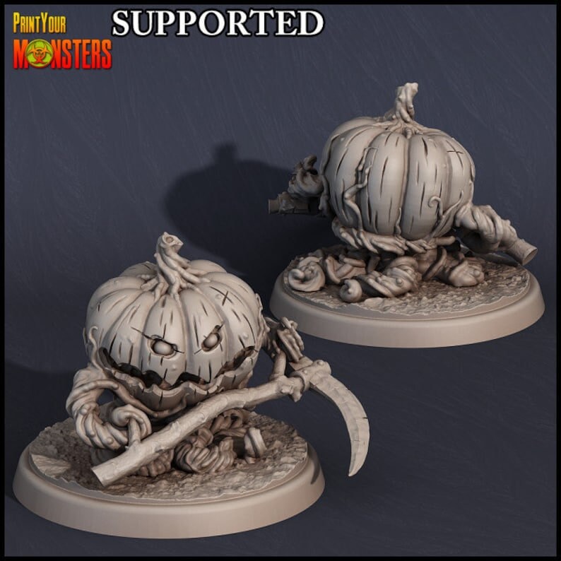 Pumpkin Soldiers - Print Your Monsters 