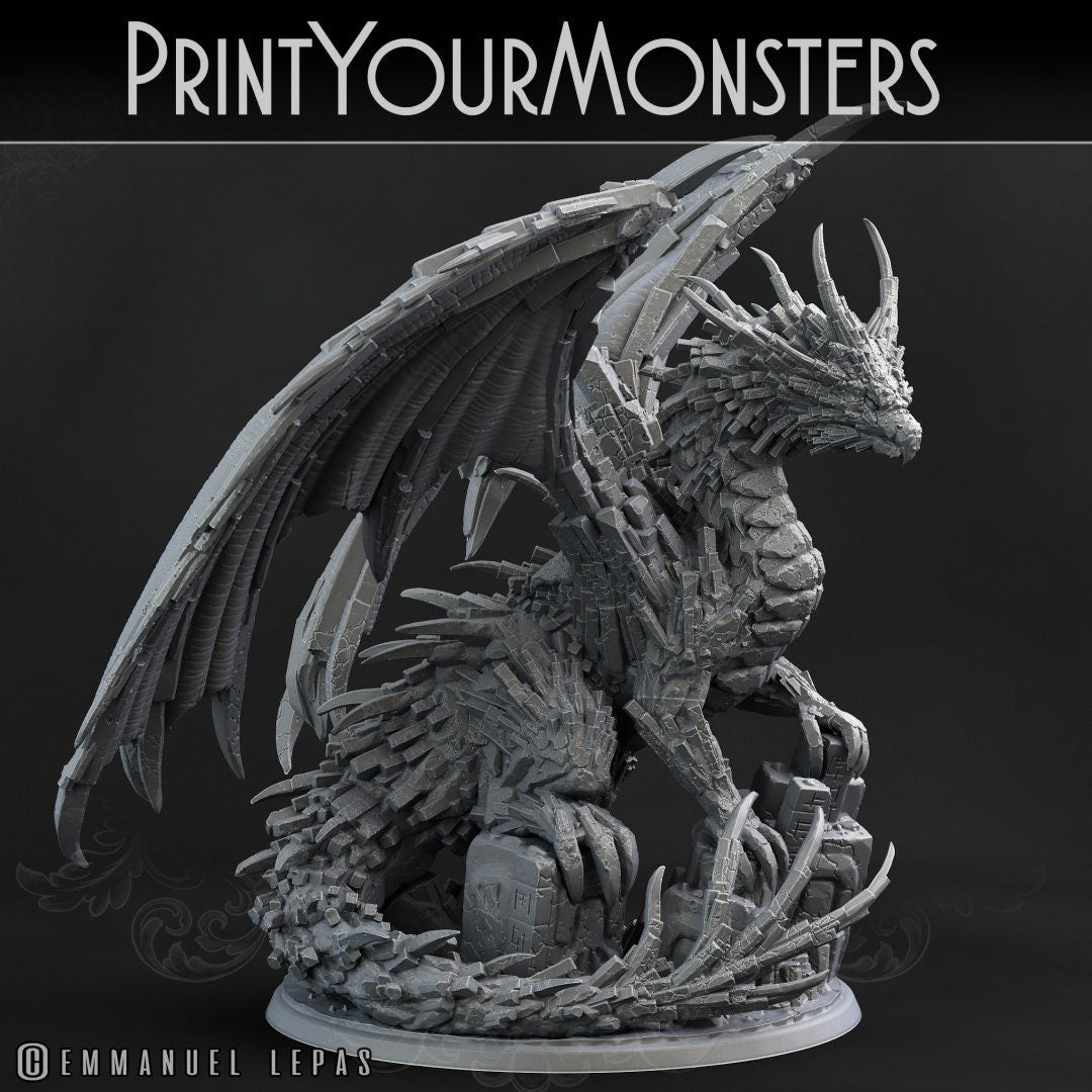 Basalt Dragon - Print Your Monsters